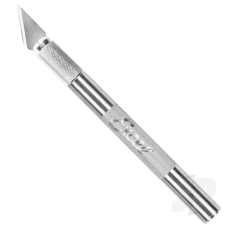 Excel K2 Knife, Medium Duty Round Aluminium with Safety Cap (Carded) EXL16002