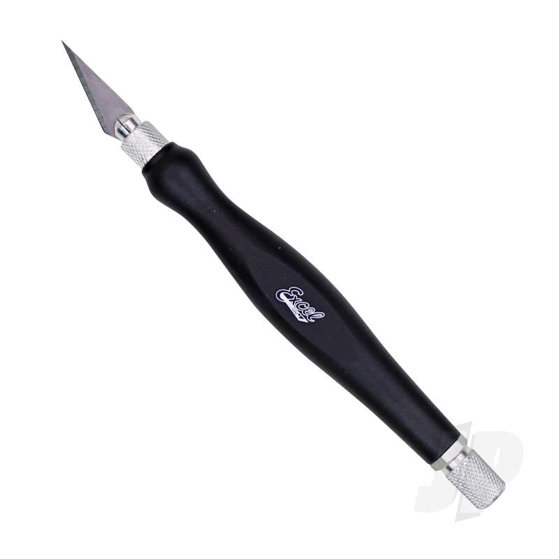 Excel K26 Black Fit Grip Knife With Rubberized Grip EXL16026