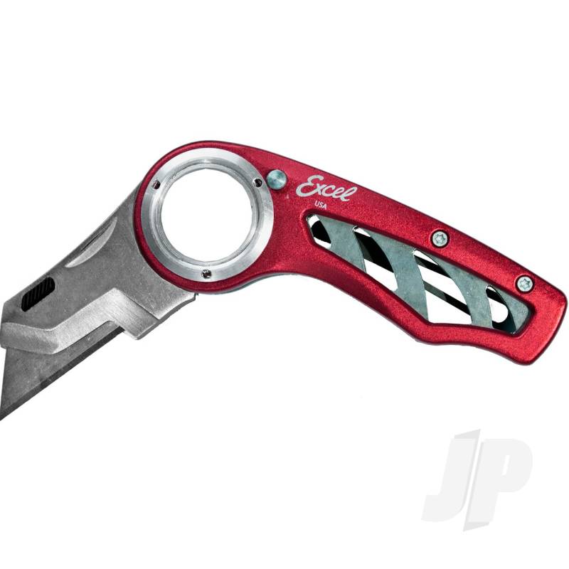 Excel K60 Revo Folding Utility Knife, Red (Carded) EXL16062