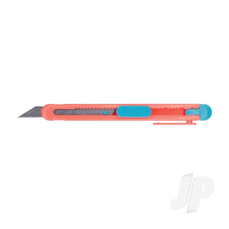 Excel K74 Pink & Blue Smart Snap Knife (Carded) EXL16074