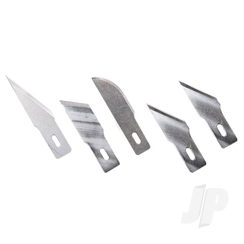 Excel 5 Assorted Heavy Duty Blades (#2, #19, #22, 2x #24), Shank 0.345" (0.88 cm) (5pcs) (Carded) EXL20004
