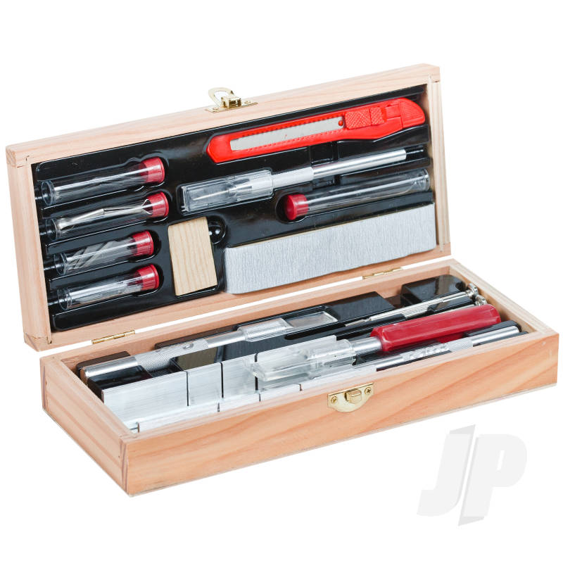 Excel Deluxe Wooden Knife & Tool Set (Boxed) EXL44286