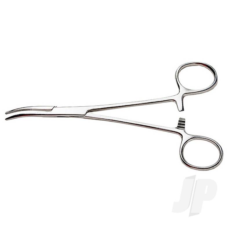 Excel 7.5in Curved Nose Stainless Steel Hemostats (Carded) EXL55531