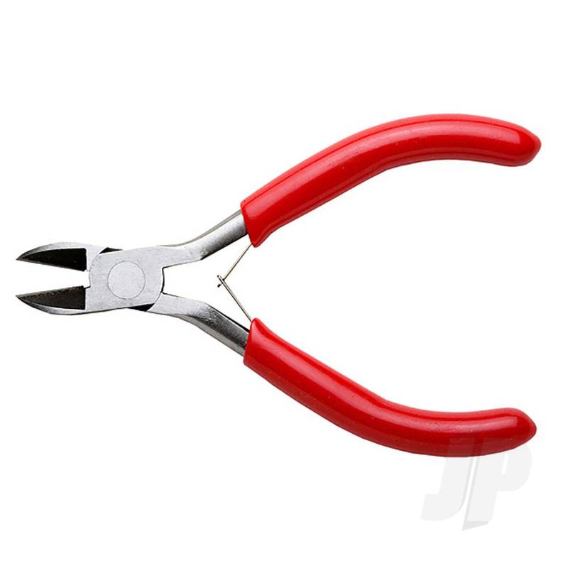 Excel 4.5in Spring Loaded Soft Grip Plier, Wire Cutter (Carded) EXL55550