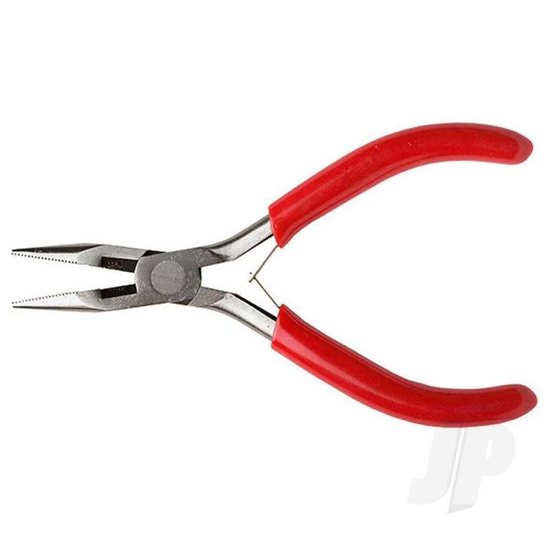 Excel 5in Spring Loaded Soft Grip Plier, Needle Nose withSide Cutter (Carded) EXL55580