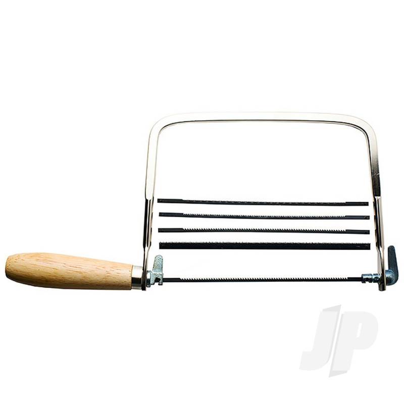 Excel Coping Saw with 4 Extra Blades, 7.0x4.5in (Carded) EXL55676