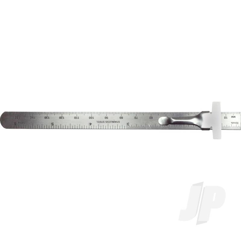 Excel 6in Stainless Steel Ruler (Carded) EXL55677