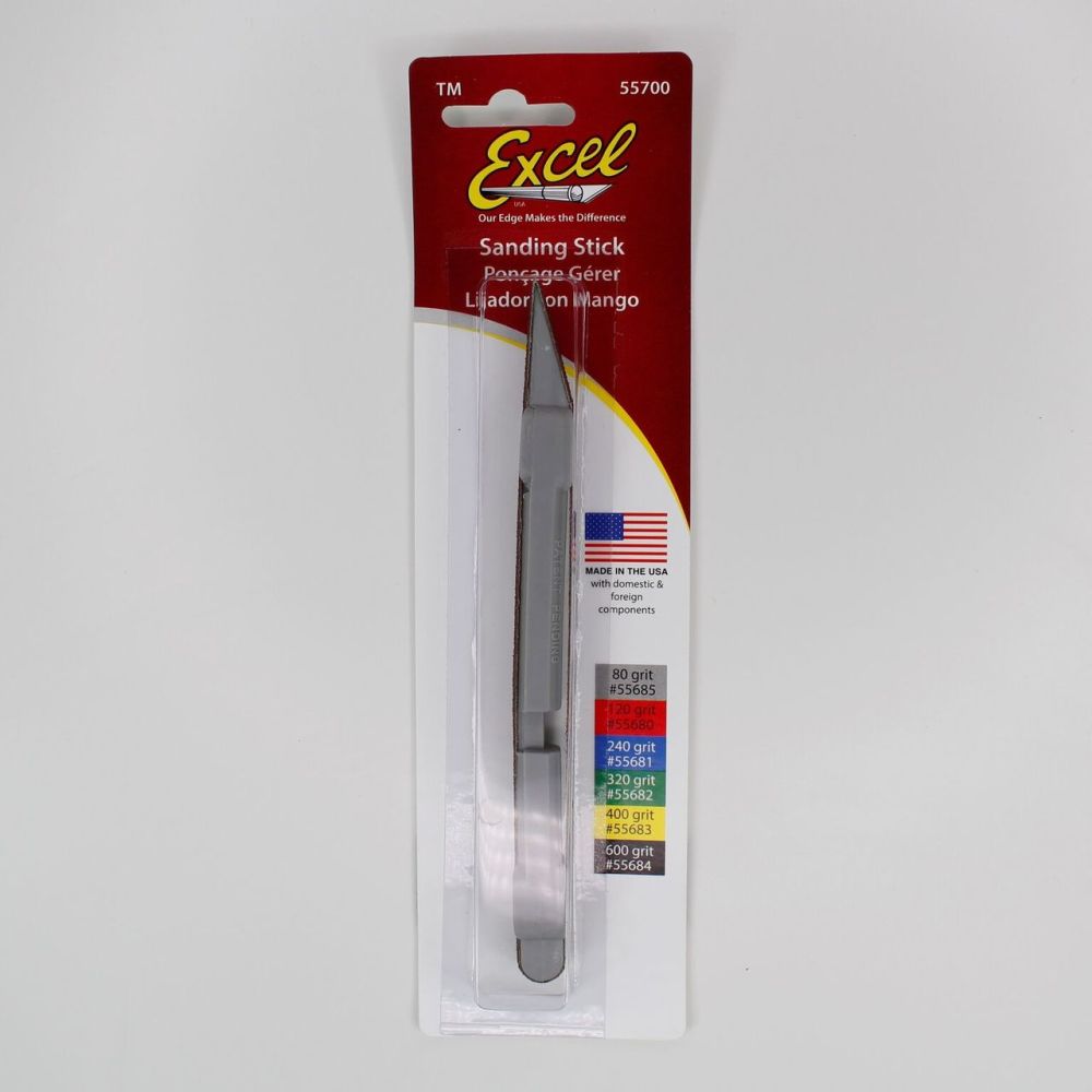 Excel Sanding Stick with #80 Belt (Carded) EXL55711