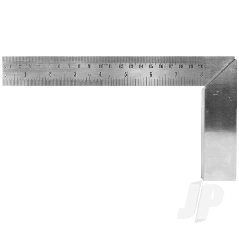 Excel 8in (20.32cm) Precision Carbon Steel Machine Square(Bulk) EXL60022