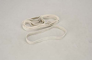 Slec White Rubber Bands - 8" (Pk8) F-SL044E