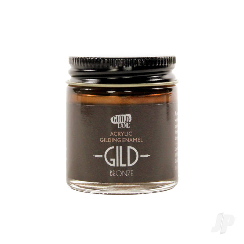 Guild Lane GILD Acrylic Gilding Enamel Paint, Bronze (30ml Jar) GLDGDBR0030