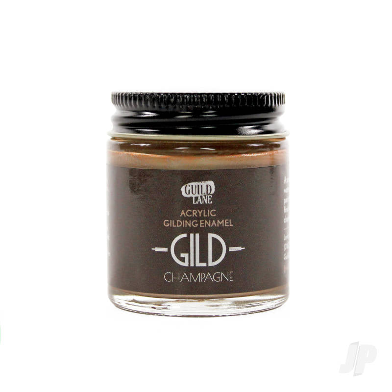 Guild Lane GILD Acrylic Gilding Enamel Paint, Champagne (30ml Jar) GLDGDCM0030