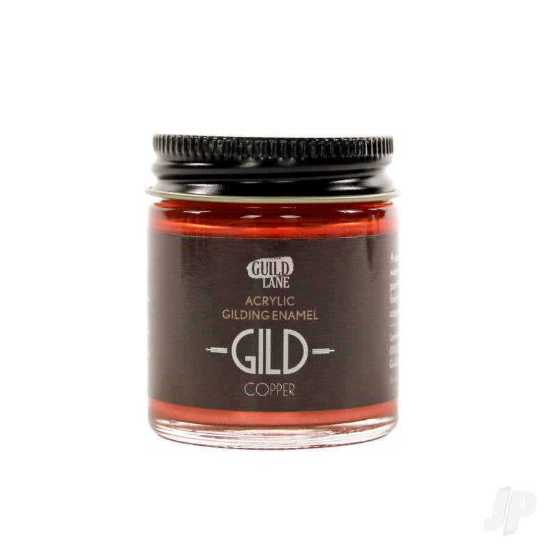 Guild Lane GILD Acrylic Gilding Enamel Paint, Copper (30ml Jar) GLDGDCP0030