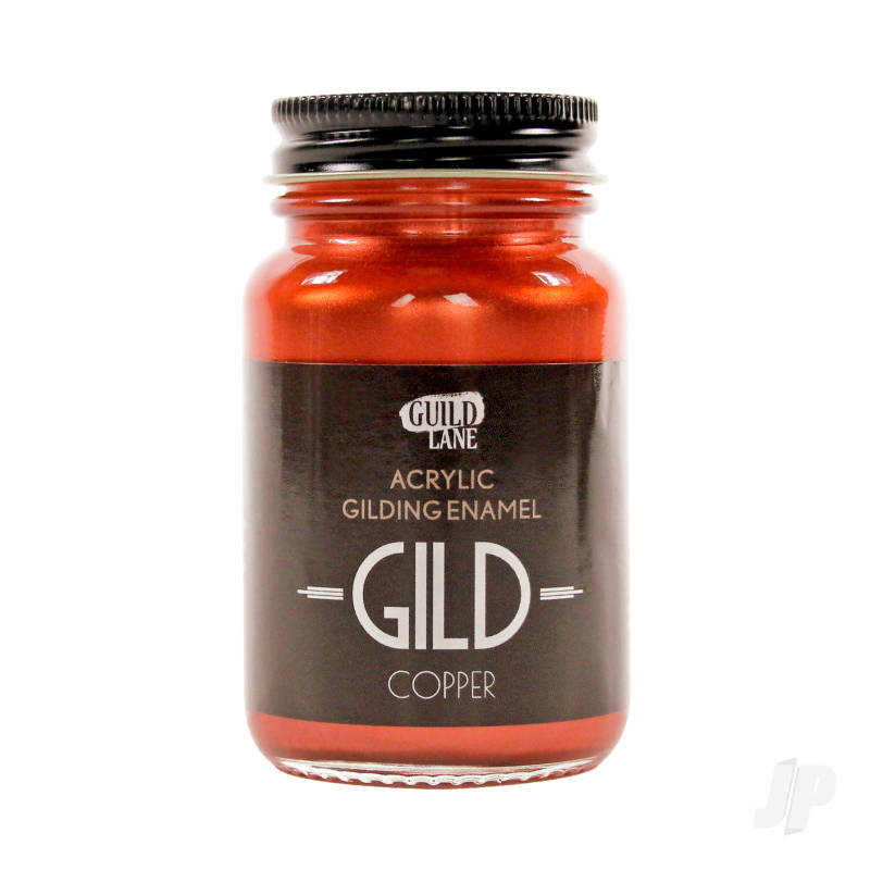 Guild Lane GILD Acrylic Gilding Enamel Paint, Copper (60ml Jar) GLDGDCP0060