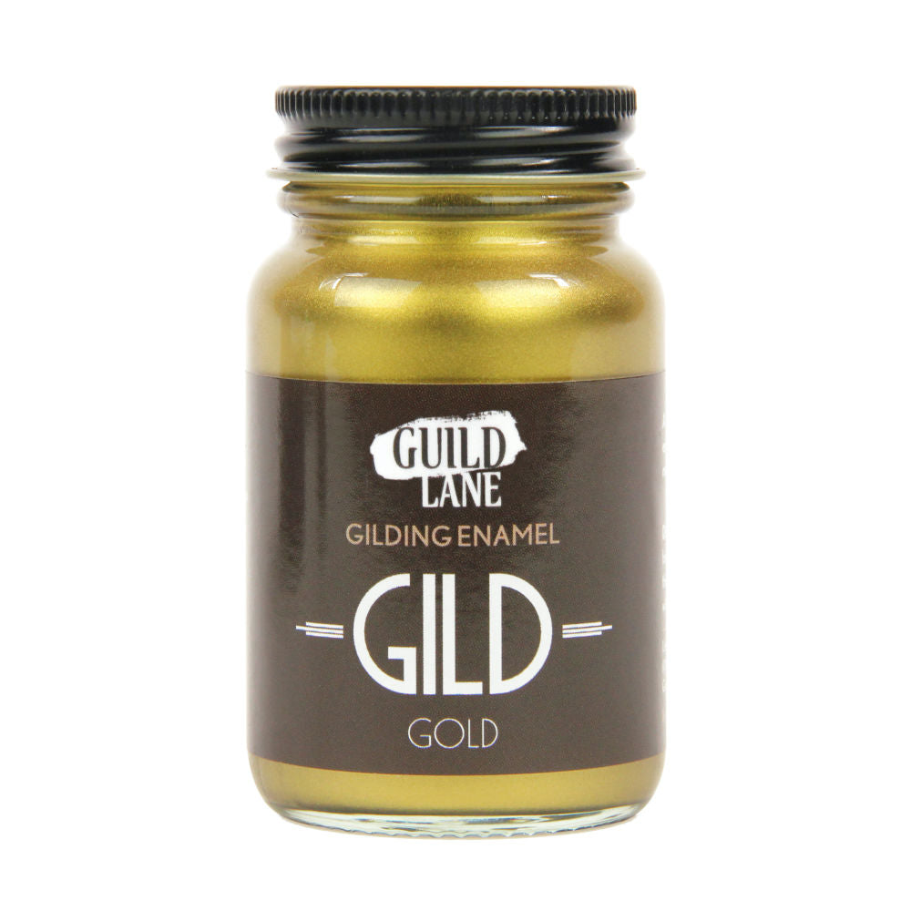 Guild Materials GILD Gilding Enamel Paint, Gold (60ml Jar) GLDGDGD0060