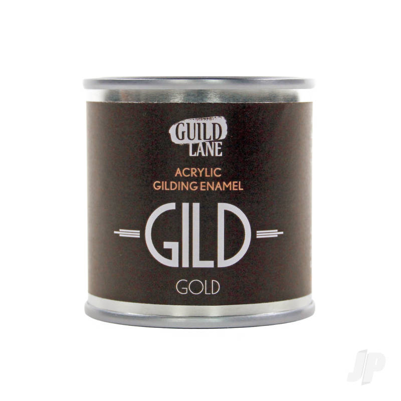 Guild Lane GILD Acrylic Gilding Enamel Paint, Gold (125ml Tin) GLDGDGD0125
