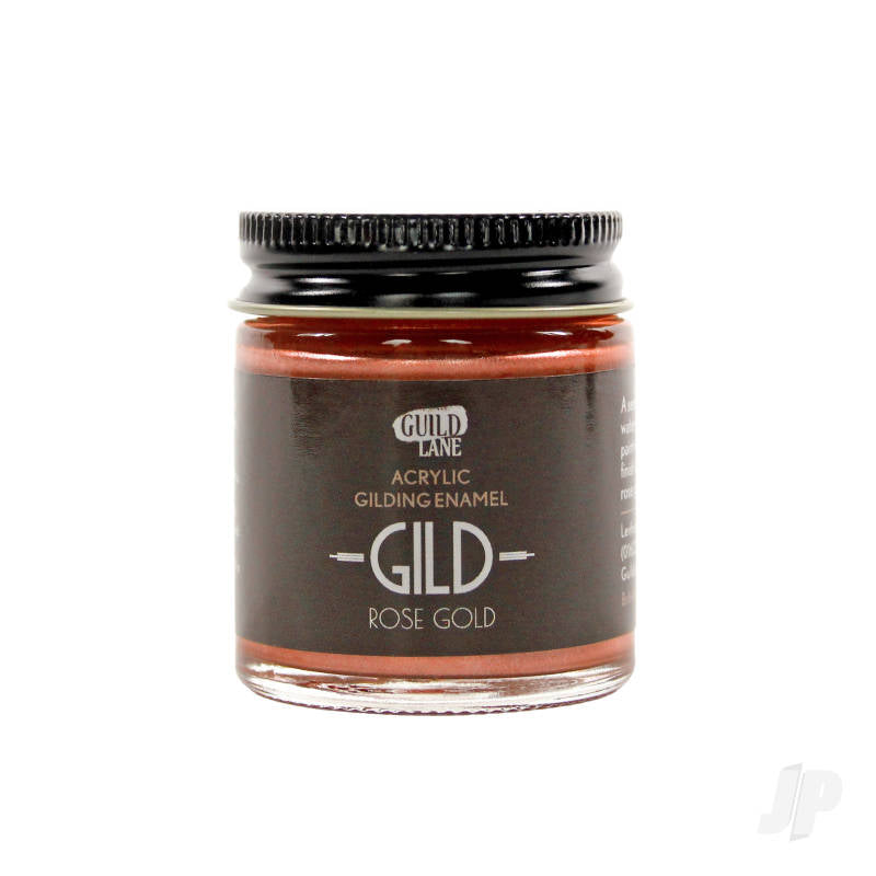 Guild Lane GILD Acrylic Gilding Enamel Paint, Rose Gold (30ml Jar) GLDGDRG0030