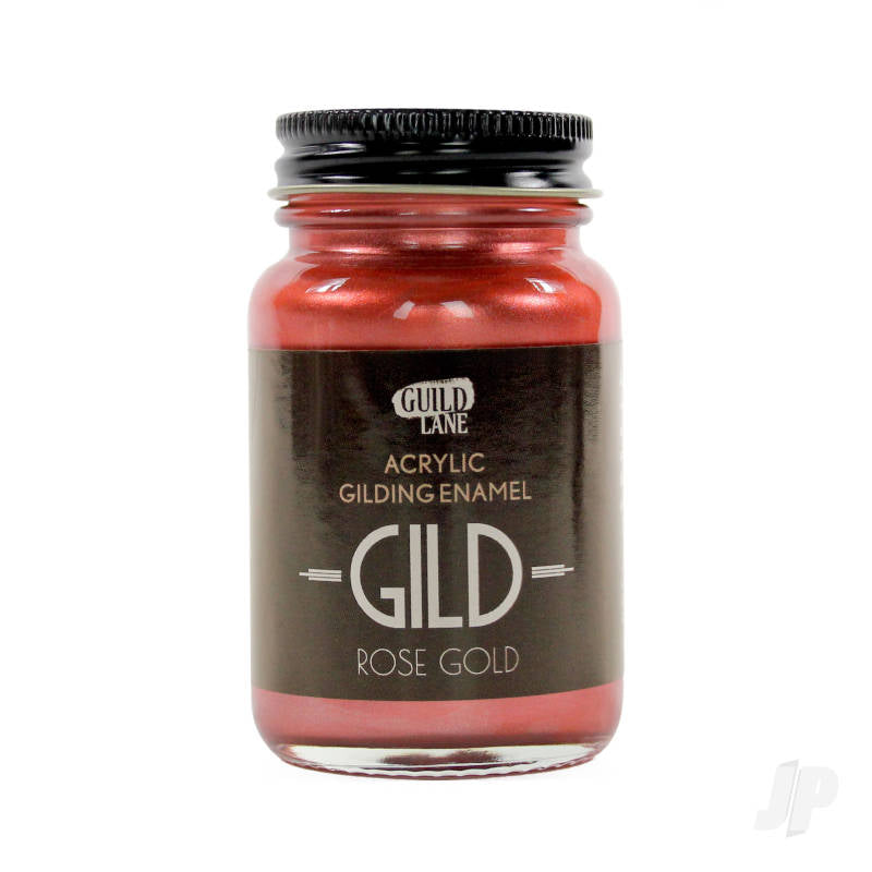 Guild Lane GILD Acrylic Gilding Enamel Paint, Rose Gold (60ml Jar) GLDGDRG0060