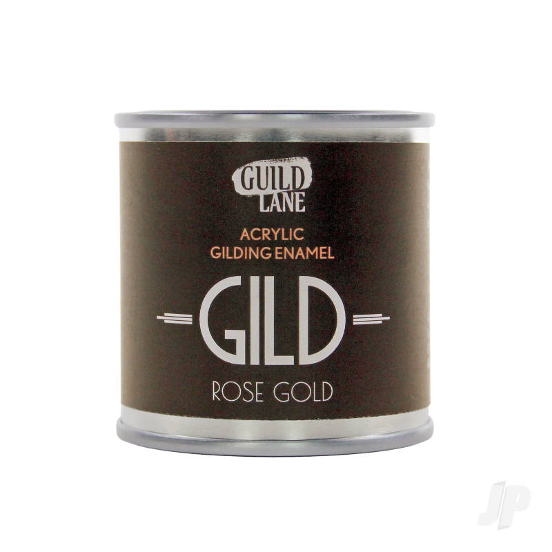 Guild Lane GILD Acrylic Gilding Enamel Paint, Rose Gold (125ml Tin) GLDGDRG0125