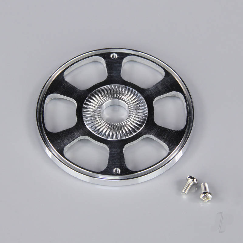 J Perkins 51mm White Spinner (with Aluminium Back Plate) JPDAC02010