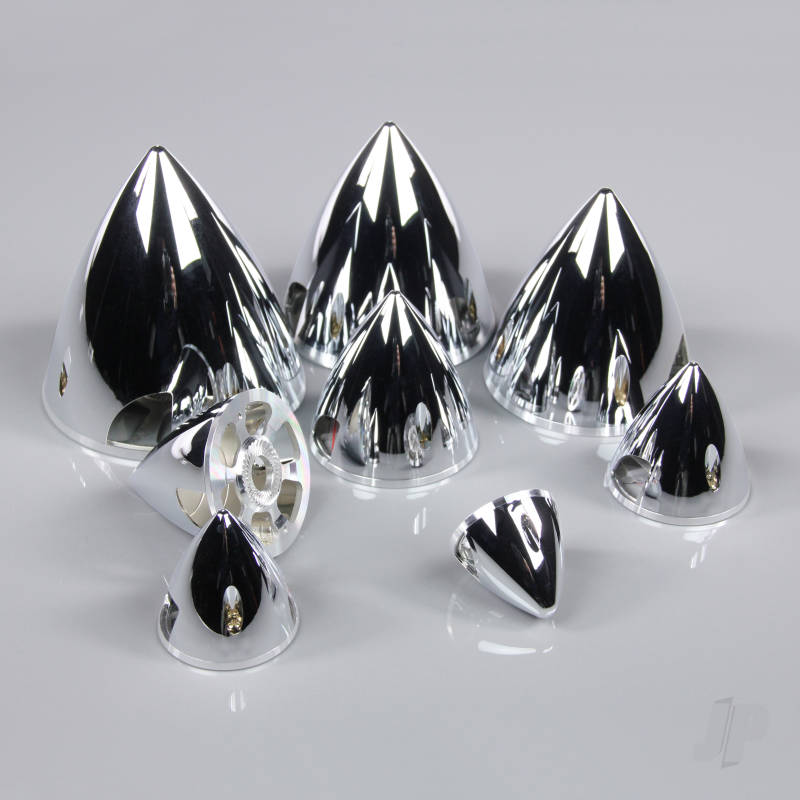 J Perkins 57mm Chrome Look Spinner (with Aluminium Back Plate) JPDAC02053