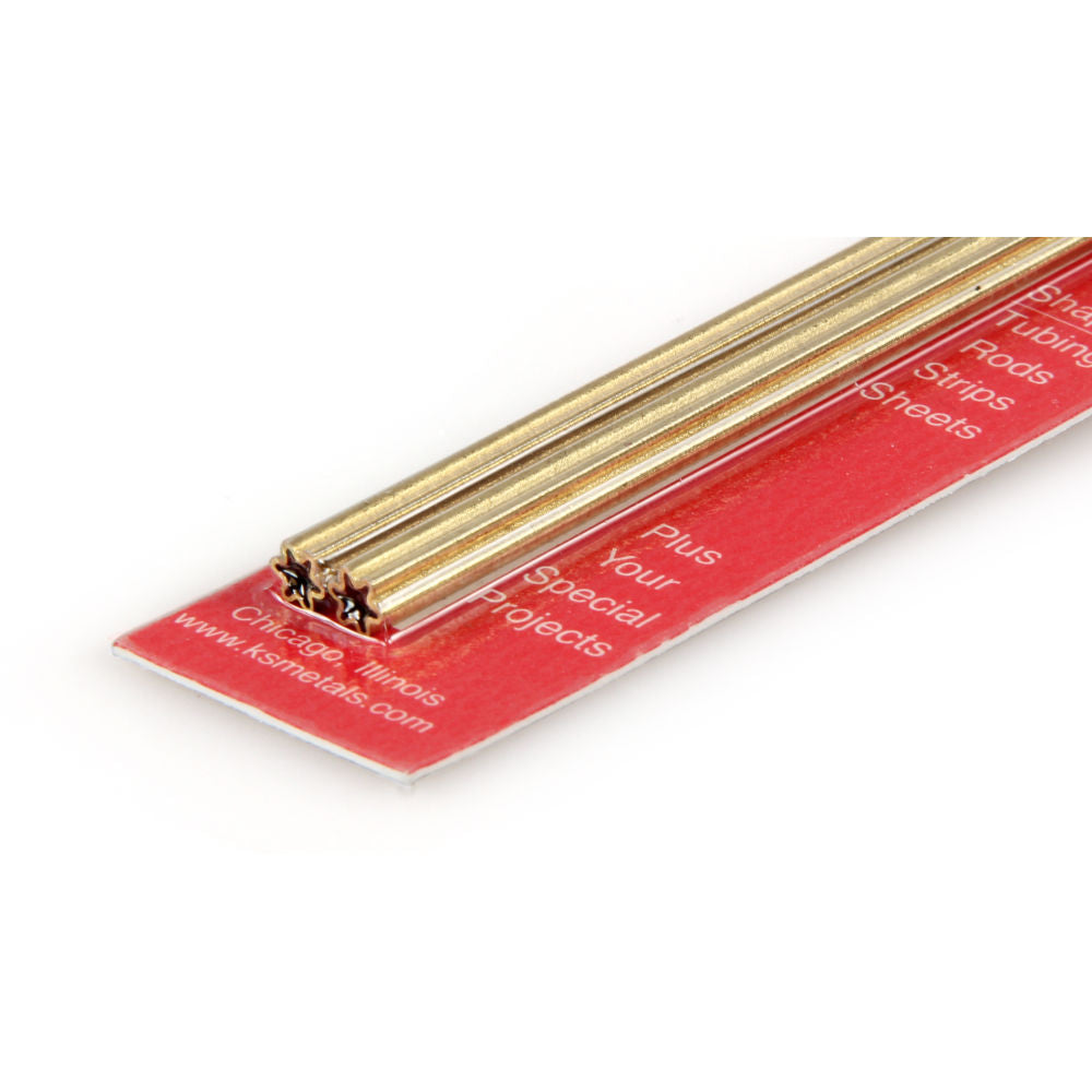 K&S 12in Large Brass Star (2pcs) KNS5089 in packaging Package Packing Pack
