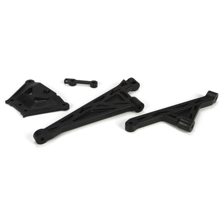 Losi 5ive-T Front and Rear Chassis Brace & Spacer Set LOSB2558