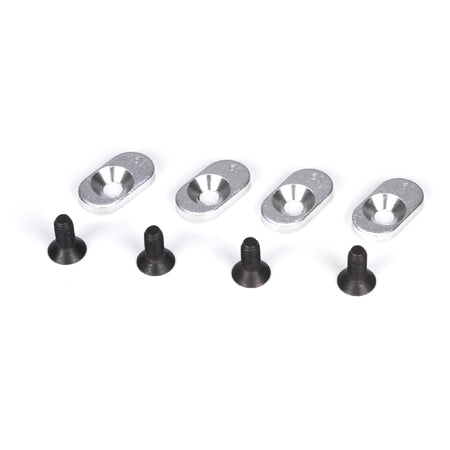 Losi 5ive-T/Mini WRC Engine Mount Inserts & Screws 19.5/58 (4) LOSB5804