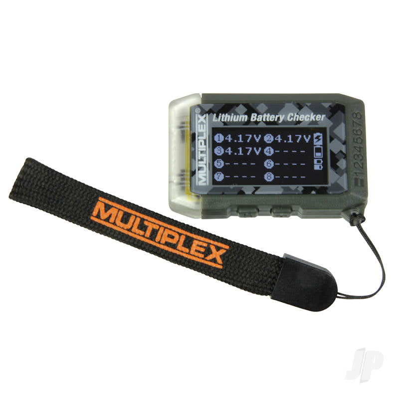Multiplex Lithium Battery Checker + Modelfinder MPX1-00957