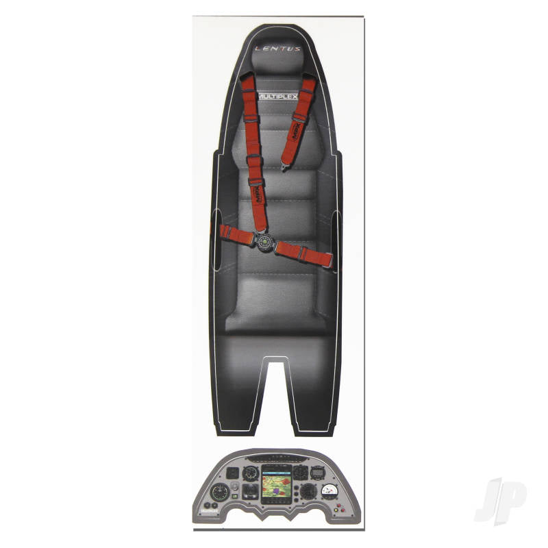 Multiplex Decals for cockpit: seat + instruments LENTUS MPX1-01471