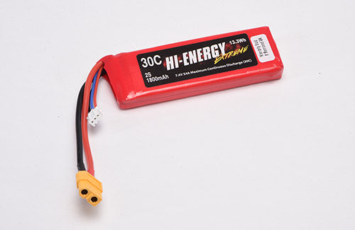 Hi-Energy 2S 1800mAh 30C XT60 O-HE2S180030C-XT60