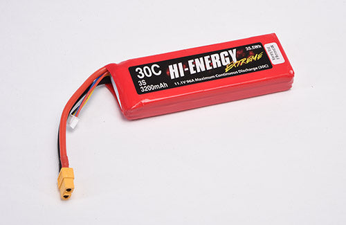 Hi-Energy 3S 3200MAH 30C XT60 O-HE3S320030C-XT60