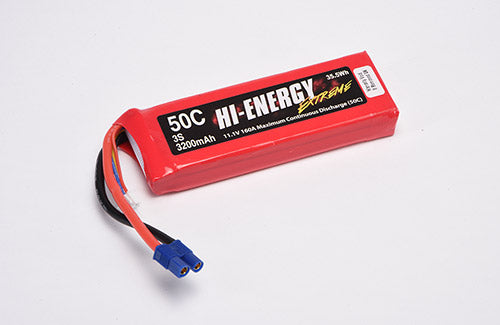 Hi-Energy 3S 3200mAh 50C EC3 O-HE3S320050C-EC3