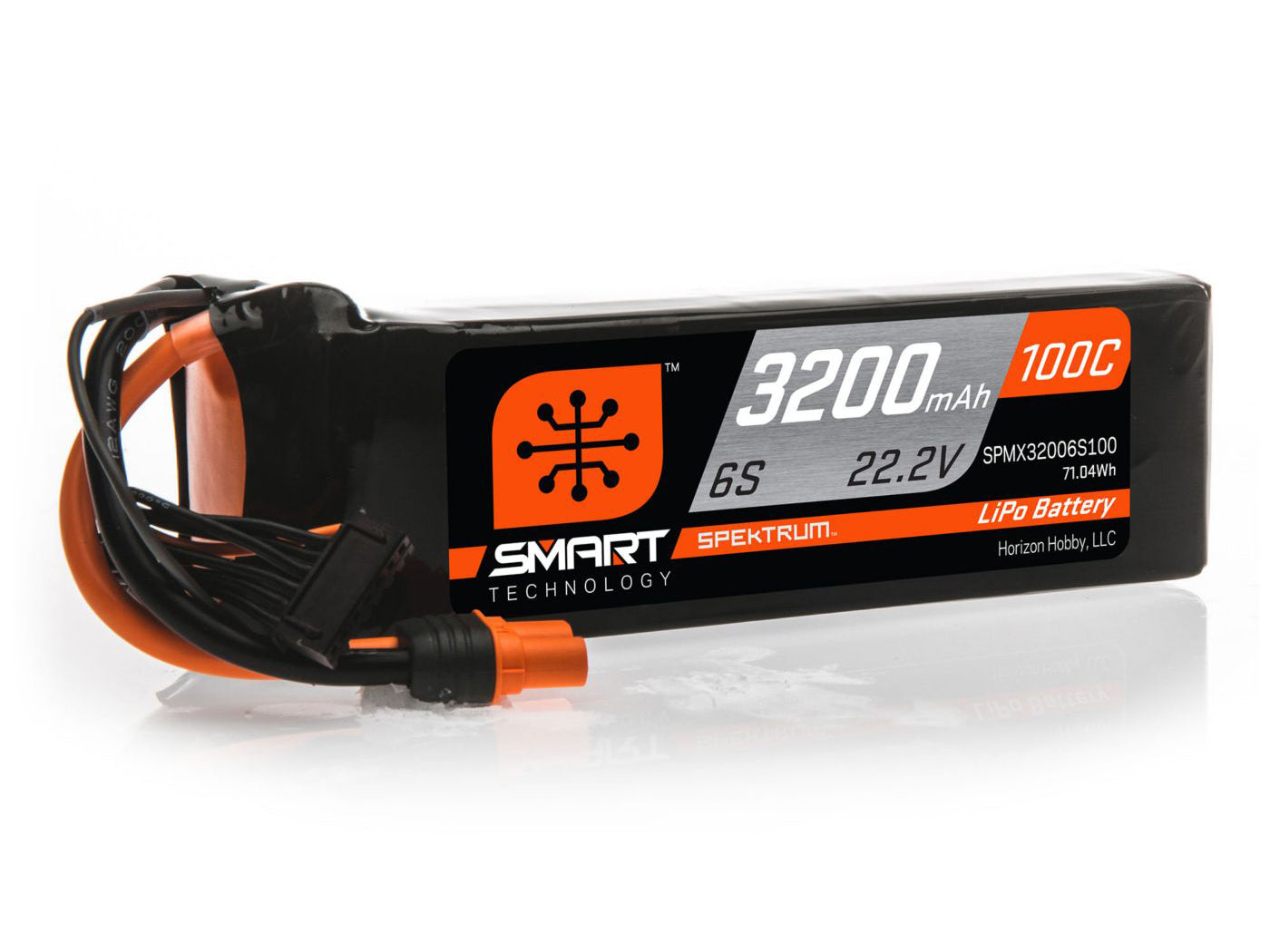 Spektrum 3200mAh 6S 22.2V 100C Smart LiPo Battery IC5 SPMX32006S100