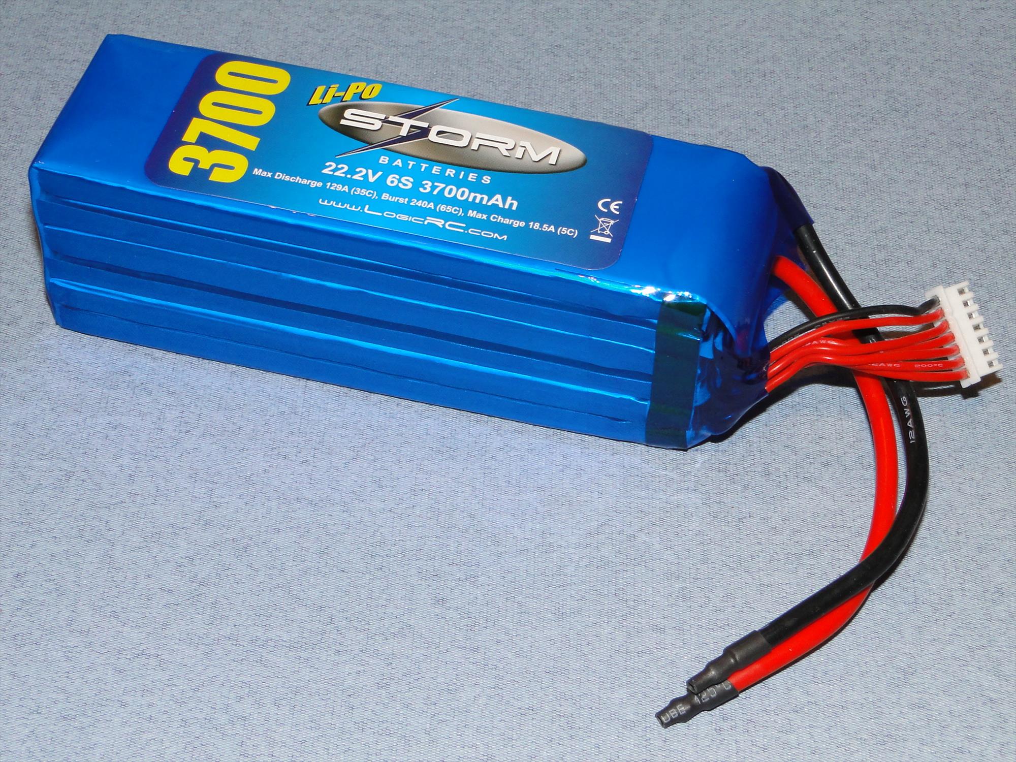 Storm Li-Po 6S 22.2V 35C 3700mAh O-ST-6S35C3700