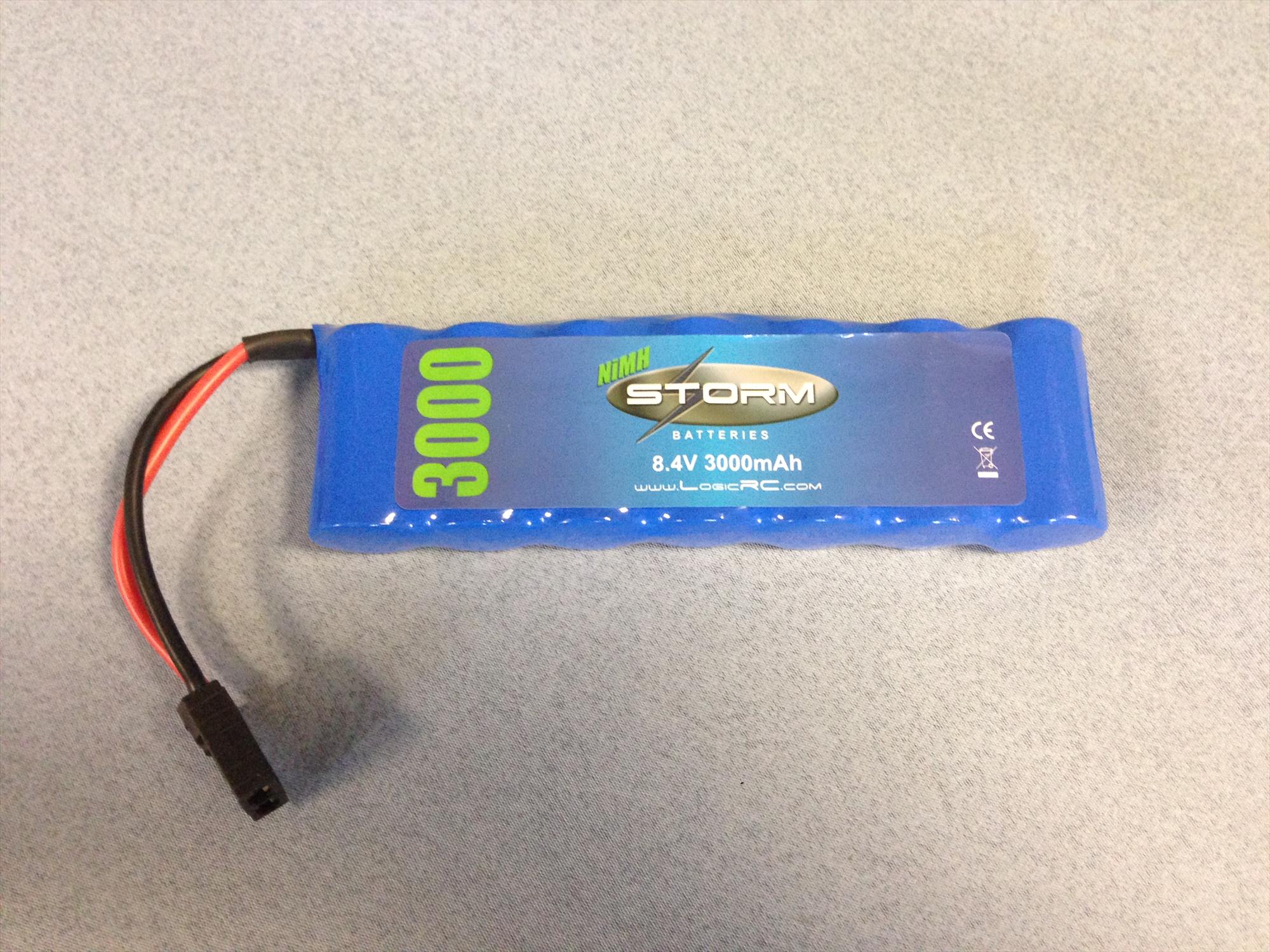 Storm NiMH 8.4V 3000mAh Flat TRX Connector O-ST-7N3000F