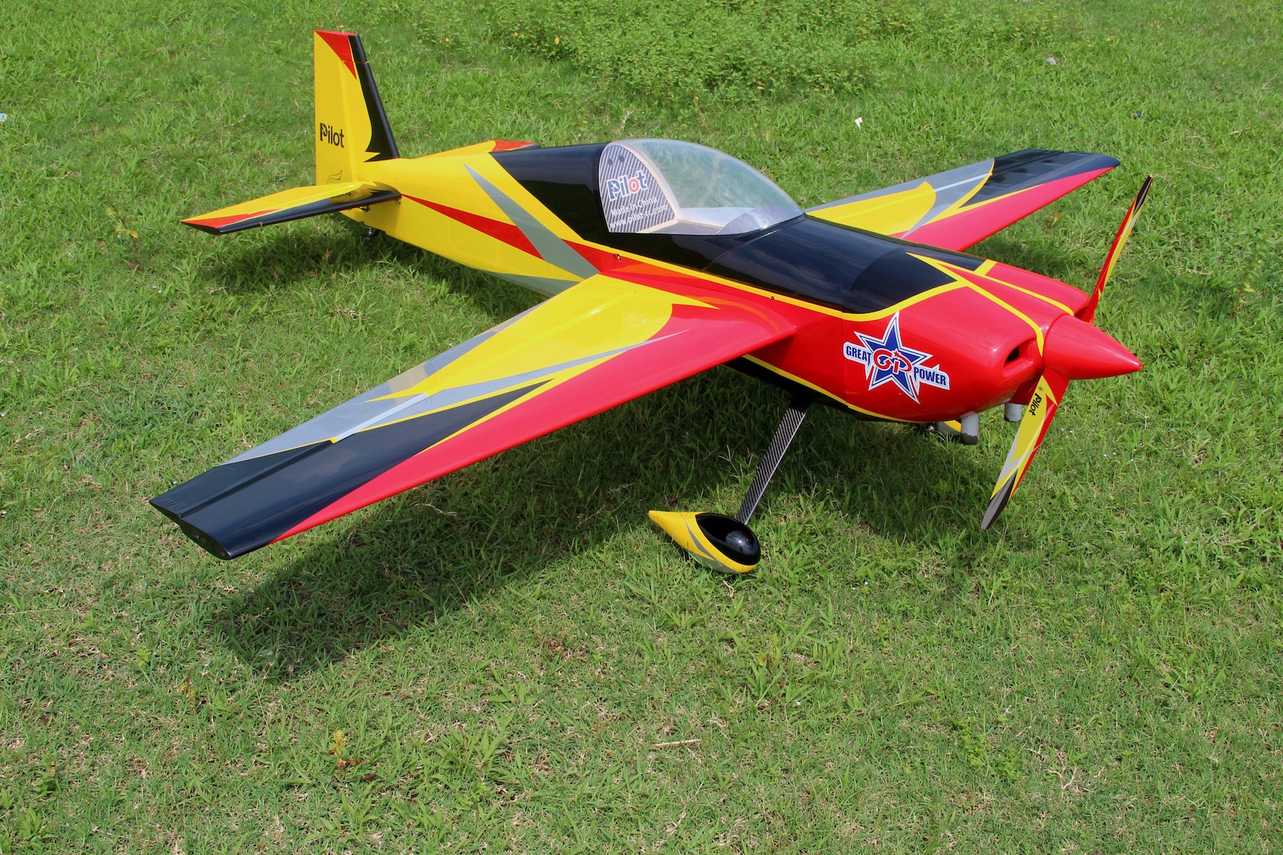 Pilot RC Slick 74In (Cf) Red/Yellow/Black (01) PIL661