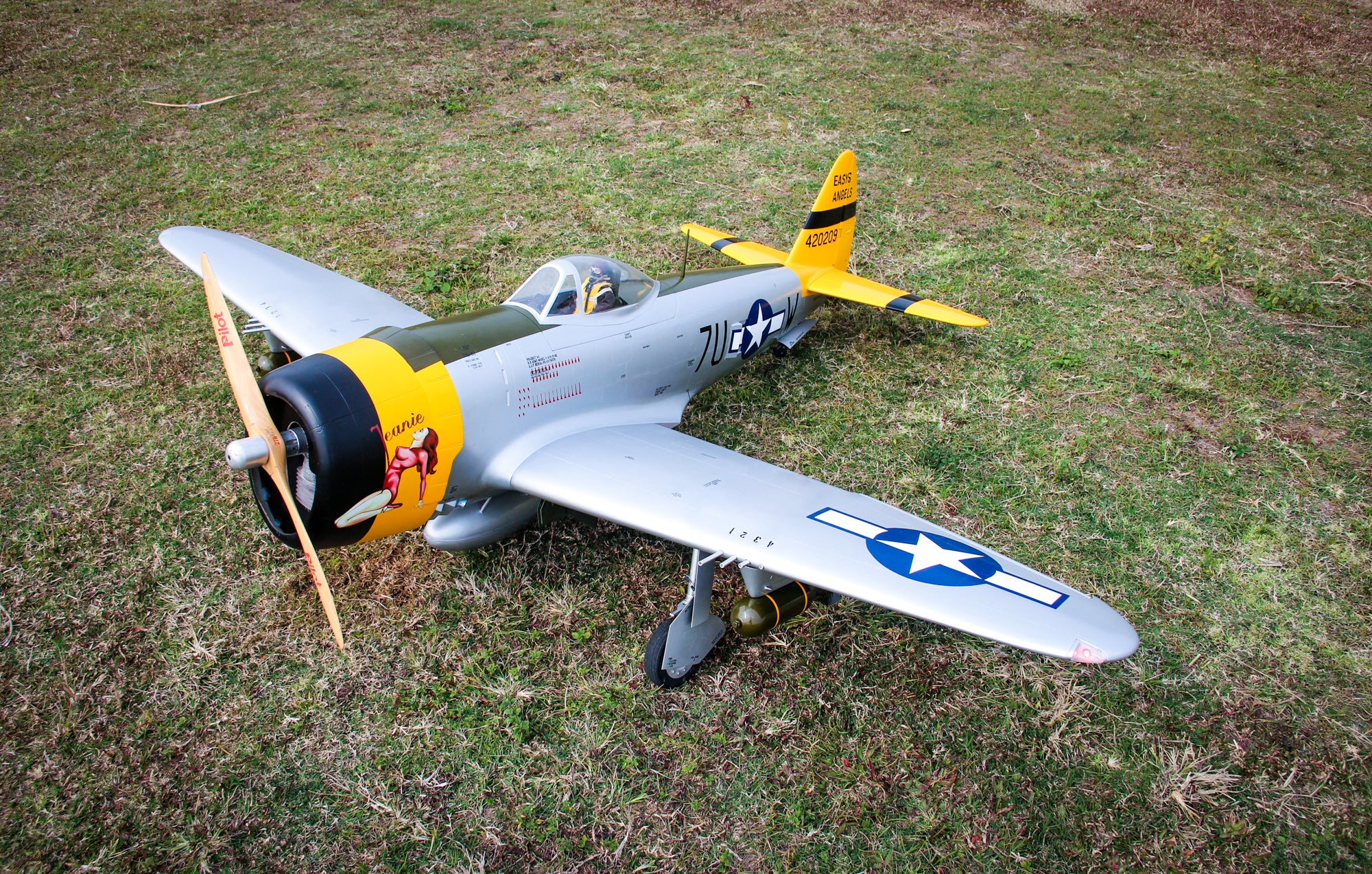 Pilot RC P-47D 95In (2.41M) Kit Only PIL702