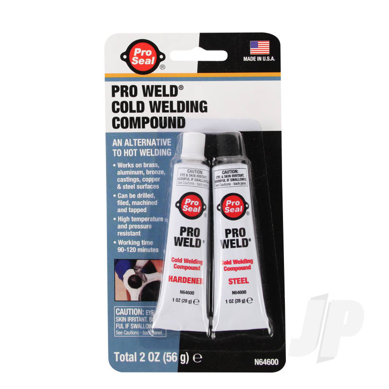 Pro Seal Pro Weld Cold Welding Compound with 1x Hardener, 1x Steel (2oz, 56g) PSLN64600