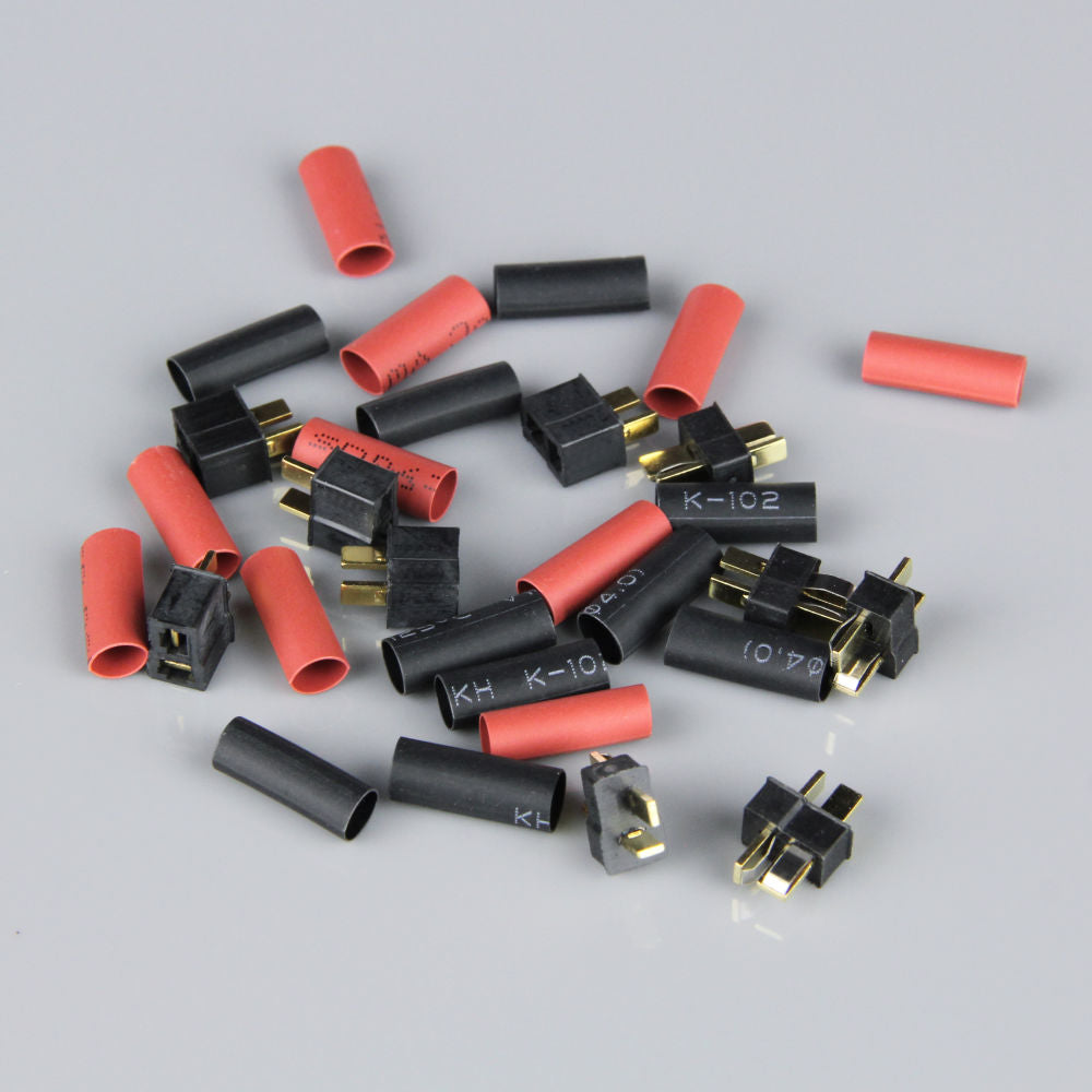 Radient Mini Deans Pairs including Heat Shrink (5pcs) RDNAC010014