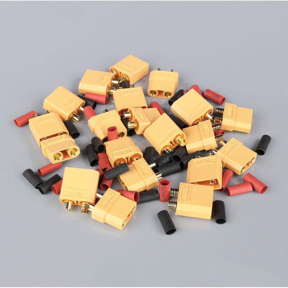 Radient XT90 Pairs including Heat Shrink (10pcs) RDNAC010035