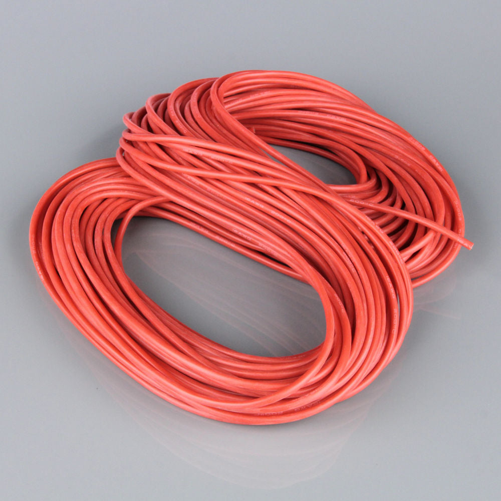 Radient Silicone Wire, 16AWG, 100ft / 30m Red (on a roll) RDNAC010137