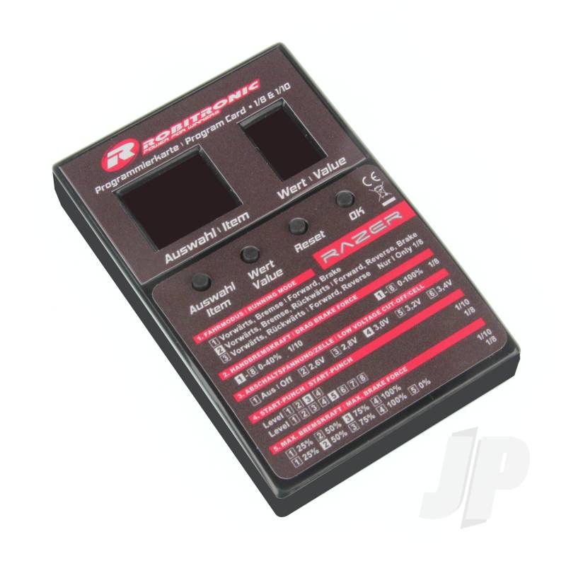 Robitronic Razer ESC LED Program Box (for Ten and Eight) ROBR01269