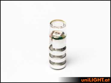 UniLight 7mm Slim Strobe Light, 3Wx2, Short - Green