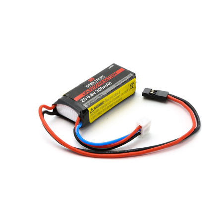 Spektrum 300mAh 2S 6.6volt Li-Fe Receiver Battery SPMB300LFRX