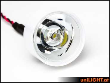 UniLight 36mm ECO-Spotlight with lens, 8W, T-Fuse - White