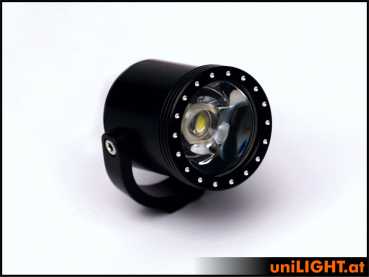 UniLight 24mm Searchlight, Scale, Black, 4Wx2 - White