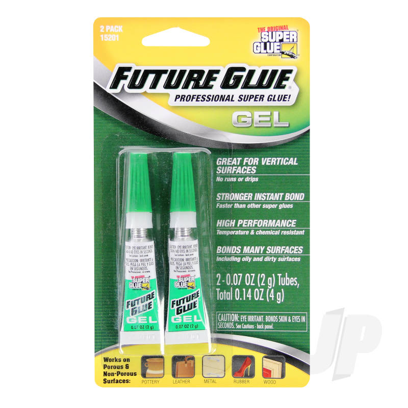 Super Glue Future Glue Gel 2-Pack (2x 0.07oz, 2g) SUP15201
