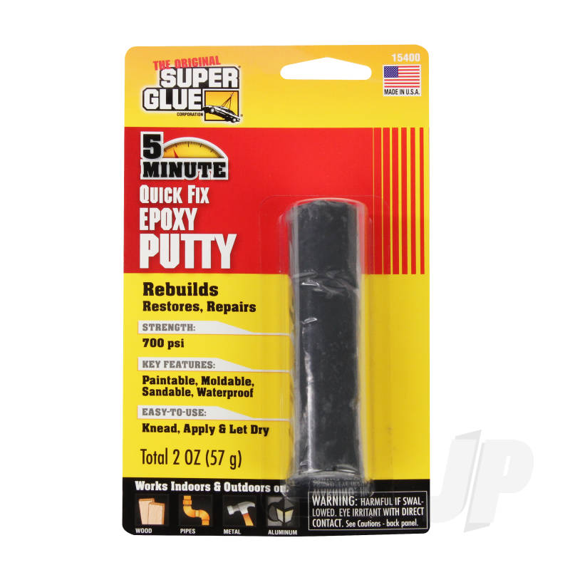 Super Glue 5 Minute Quick Fix Epoxy Putty Stick (2oz, 57g) SUP15400