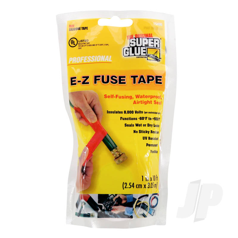 Super Glue E-Z Fuse Silicone Tape Red (1in x 10ft) SUP15406